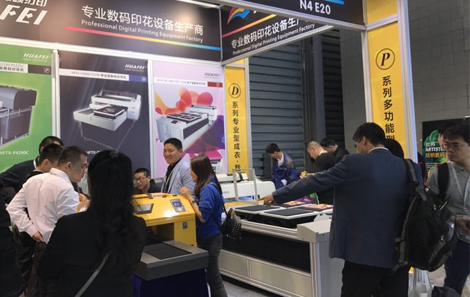 19th-21st April, HuaFei DTG Technology was in the 8th TPF to exhibited our leading digital garment printers products, F6000 A2 Size Desktop Direct to Garment Printer, T6W Industrial Direct to Garment Printer.